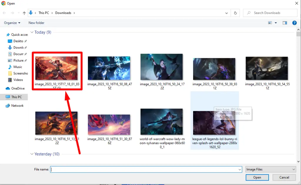 Step 4: Select Your Background