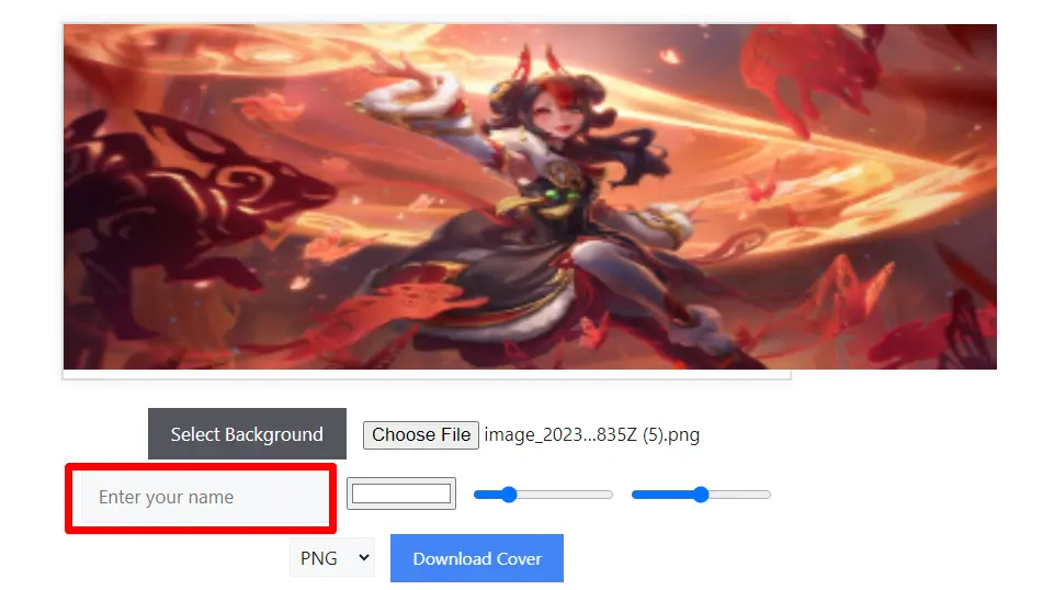 Step 5: Add Your Name