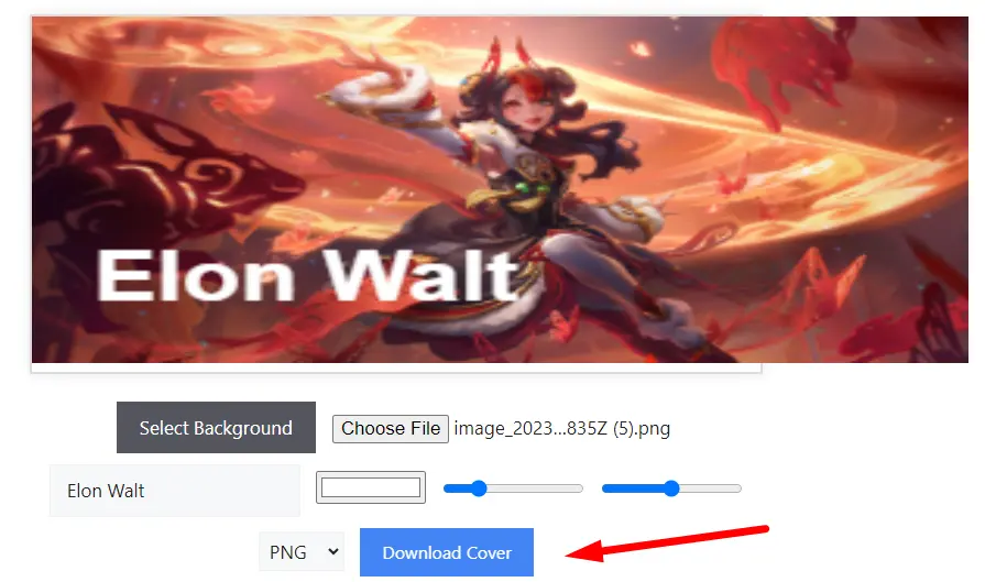 Step 7: Download Your Custom Facebook Cover